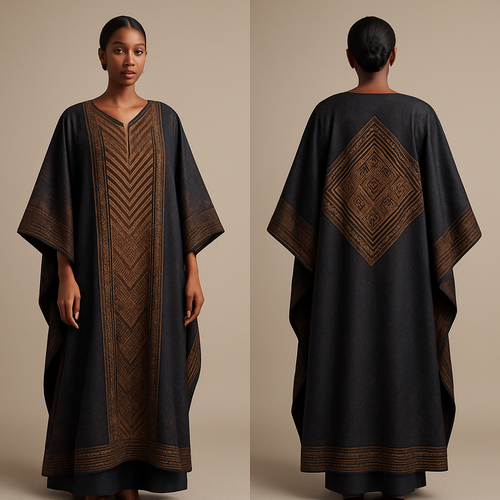 Create a shadda boubou for women that’s the first of its kind, unique, classy, and sophisticated in design. 