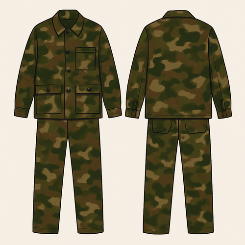 Hunting camo work jacket and pants

