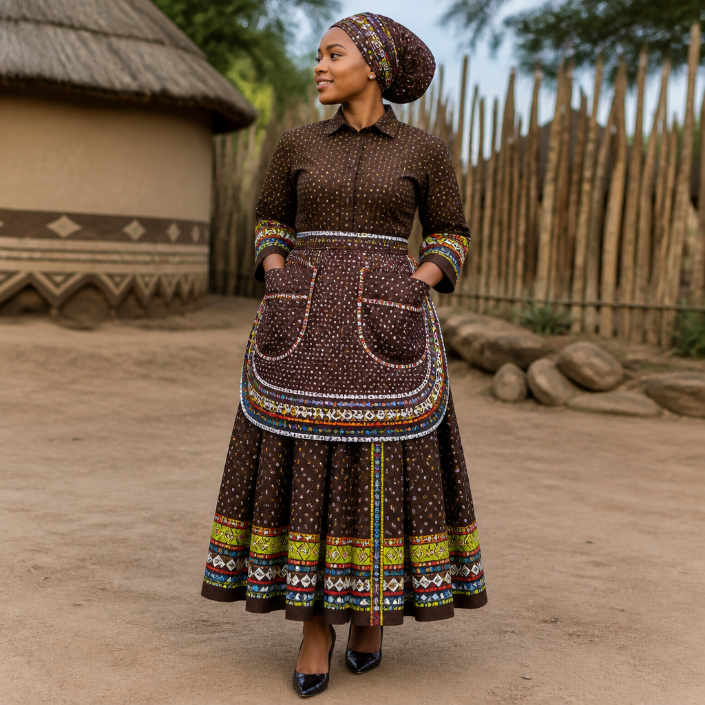 photorealistic fashion design, photorealistic fashion design, photorealistic fashion design, photorealistic fashion design, A Female Skirt design, suitable for Fall. design shweshwe material with apron and a doek wrap not longer it must be at my calves and colour must be brown and touch of white. Design with modest coverage., just the design no text. Refinement: make skirt with plits and more colour , just the design no text. Refinement: change colour to dark brown and touch of white with fuller apron that has pocket and make someone wear it to see it, just the design no text. Refinement: add colour lime and red, just the design no text. Refinement: add yellow and small light blue
photorealistic fashion design, photorealistic fashion design, photorealistic fashion design, photorealistic fashion design, photorealistic fashion design, A Female Skirt design, suitable for Fall. design shweshwe material with apron and a doek wrap not longer it must be at my calves and colour must be brown and touch of white. Design with modest coverage., just the design no text. Refinement: make skirt with plits and more colour , just the design no text. Refinement: change colour to dark brown and touch of white with fuller apron that has pocket and make someone wear it to see it, just the design no text. Refinement: add colour lime and red, just the design no text. Refinement: add yellow and small light blue, just the design no text