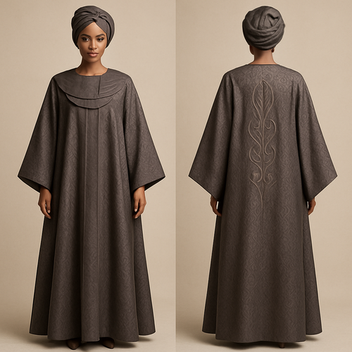 Create a shadda boubou for women that’s the first of its kind, unique, classy, and sophisticated in design. 
