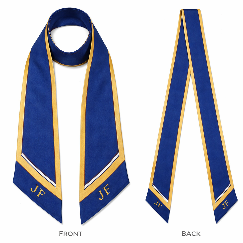 Design a twill scarf that is 5 x 86cm with oblique edges.
Have it be mostly royal blue and yellow. Keep it super simple and tailored
Add JF initial at the bottom
Design a twill scarf that is 5 x 86cm with oblique edges.
Have it be mostly royal blue and yellow. Keep it super simple and tailored
Add JF initial at the bottom, classic style, show front and back