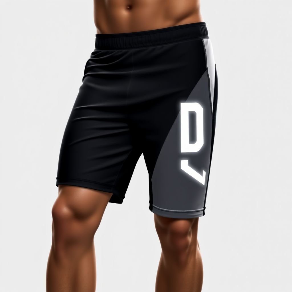 Men shorts with compressions leggings under it, with “DV” on it
Design a stylish pair of men's workout shorts featuring a lightweight, breathable fabric with built-in compression leggings underneath for optimal support. The shorts should have sleek lines, a modern fit, and the initials "DV" emblazoned on the side in reflective material. Perfect for both gym sessions and outdoor activities!