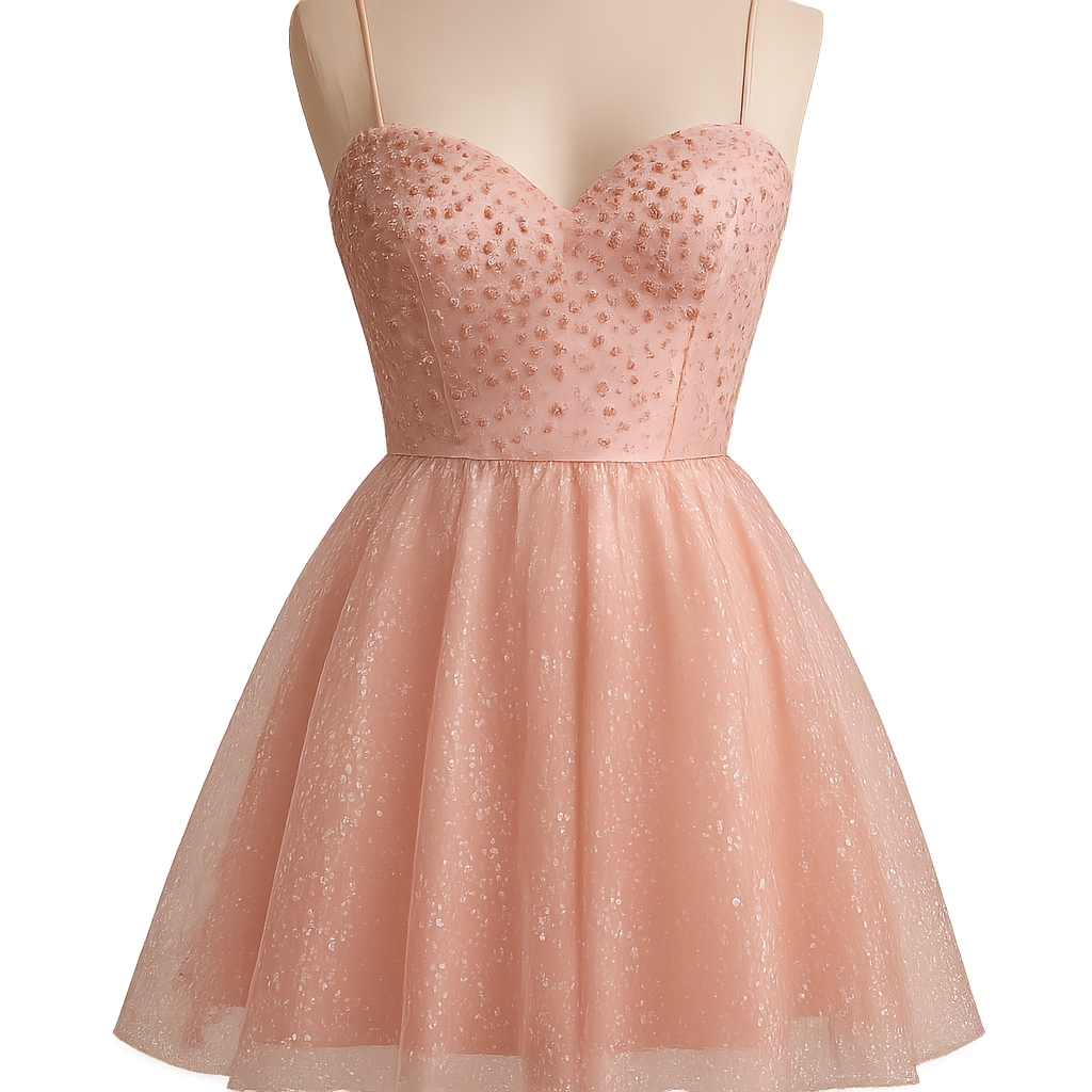 Mini dres pink shampanie the top with stone pink the bottom transparent glitter
Mini dres pink shampanie the top with stone pink the bottom transparent glitter