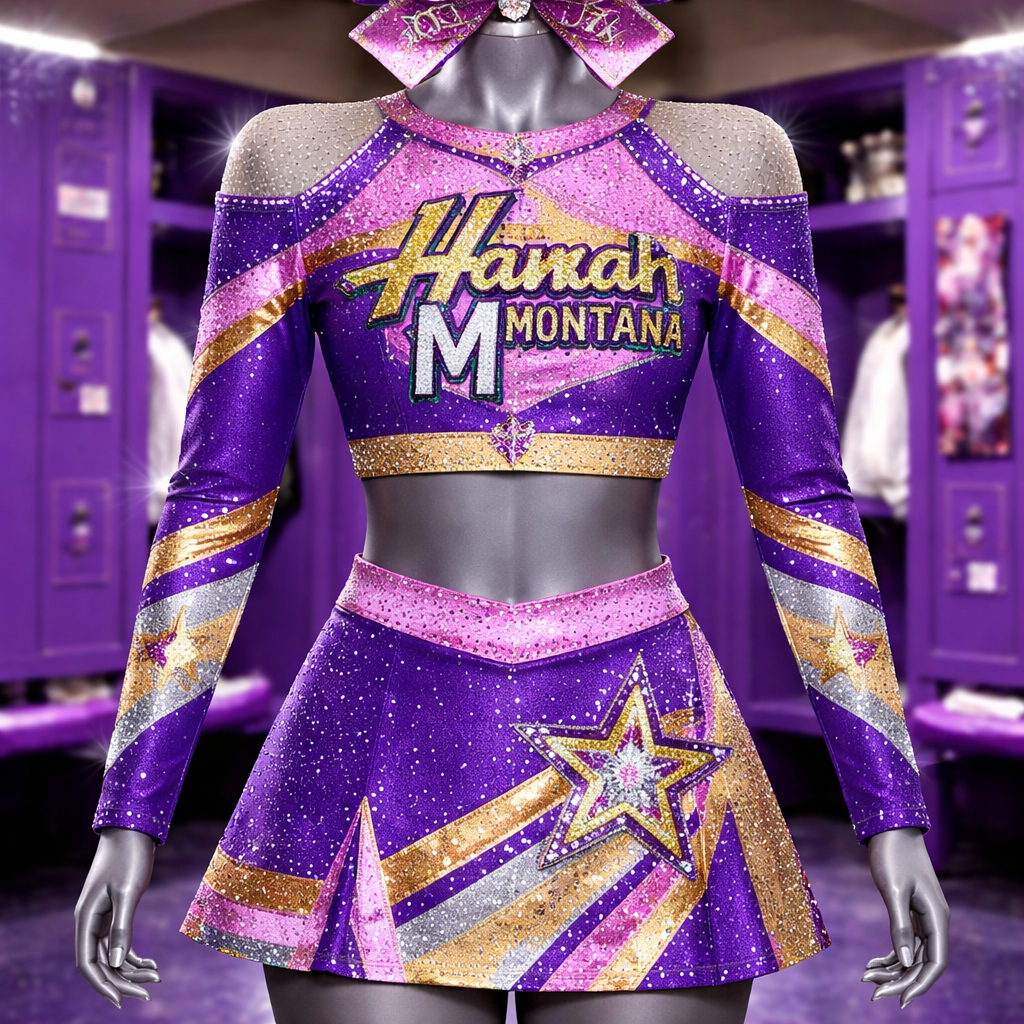 Make an Hannah Montana allstar cheer uniform
Make an Hannah Montana allstar cheer uniform