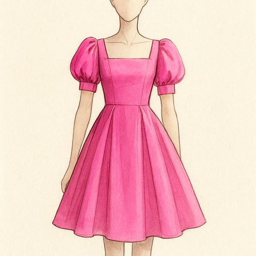 I want a pink dress