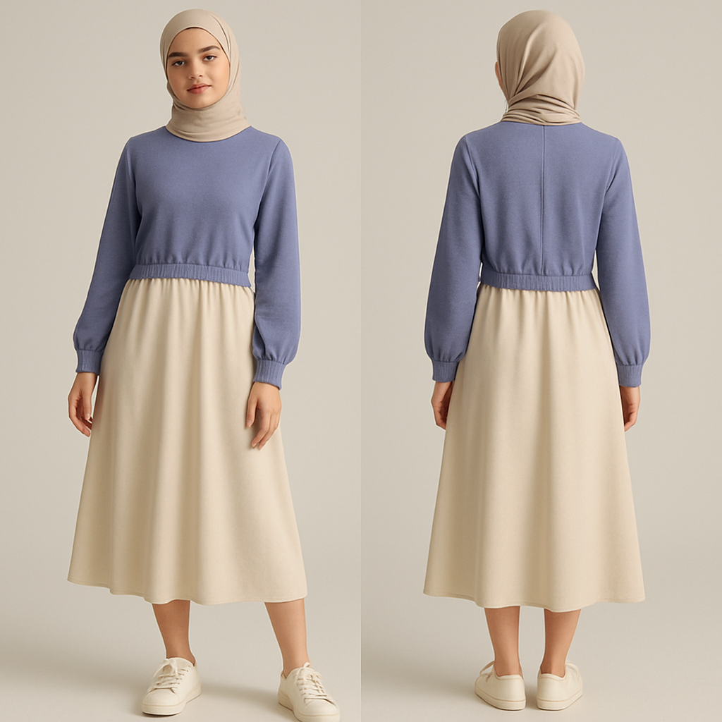 Rtw dressses
Modest wears for ladies
Rtw dressses
Modest wears for ladies
, gen_z style, show front and back