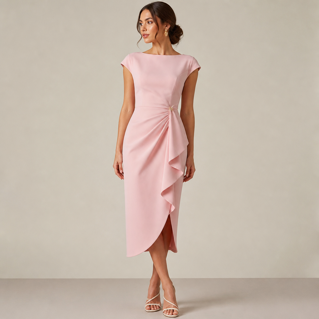 A Female Dress design, suitable for Summer, in Formal style. generate this outfit
photorealistic fashion design, A Female Dress design, suitable for Summer, in Formal style. generate this outfit, formal style, just the design no text