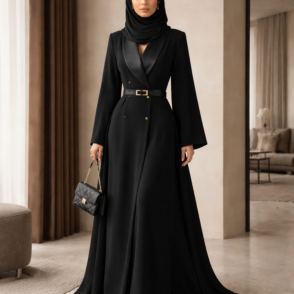 صمم لي عباية بقصة بليزر لون اسود
صمم لي عباية بقصة بليزر لون اسود