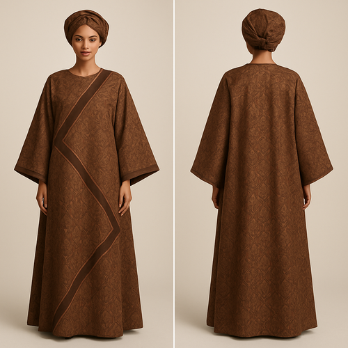 Create a shadda boubou for women that’s the first of its kind, unique, classy, and sophisticated in design. 