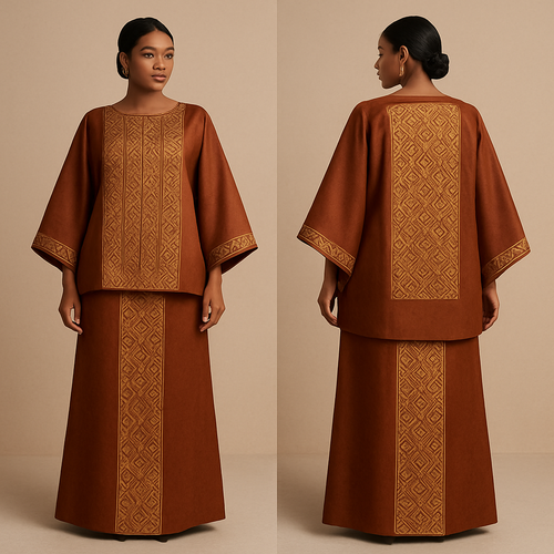 Create a shadda boubou for women that’s the first of its kind, unique, classy, and sophisticated in design. 