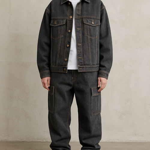 Puoi essere più dettagliata nel tessuto nelle cuciture e soprattutto senza tagliare piedi e testa 