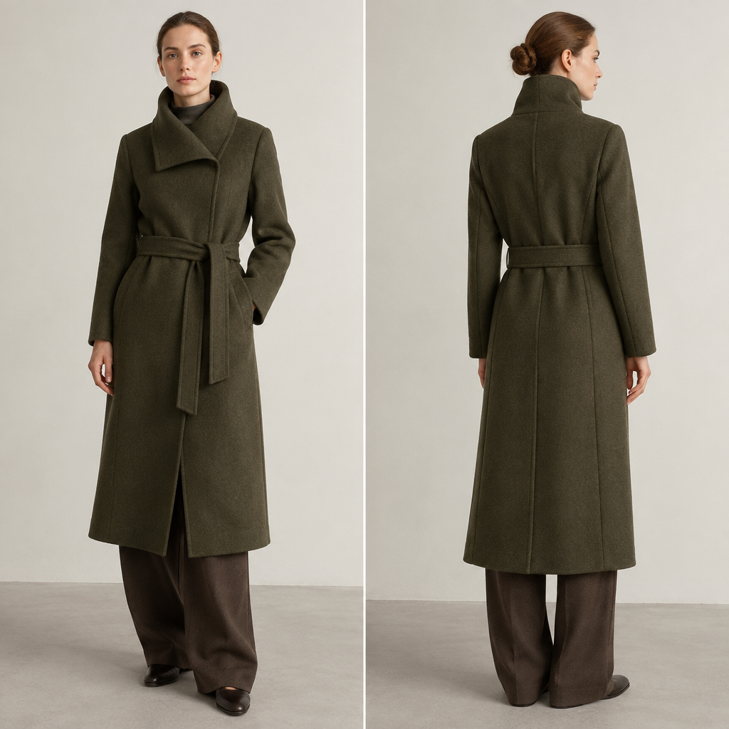 A Female Dress design, suitable for Fall. Consider German fashion — functional minimalism, Bauhaus-influenced clean lines, sustainable fashion forward. Current season is Autumn in Germany. Present it as professional fashion catalogue photography: the garment is the subject, shown full-length with editorial styling, neutral posing and tasteful, non-suggestive framing.
photorealistic fashion design, A Female Dress design, suitable for Fall. Consider German fashion — functional minimalism, Bauhaus-influenced clean lines, sustainable fashion forward. Current season is Autumn in Germany. Present it as professional fashion catalogue photography: the garment is the subject, shown full-length with editorial styling, neutral posing and tasteful, non-suggestive framing., just the design no text