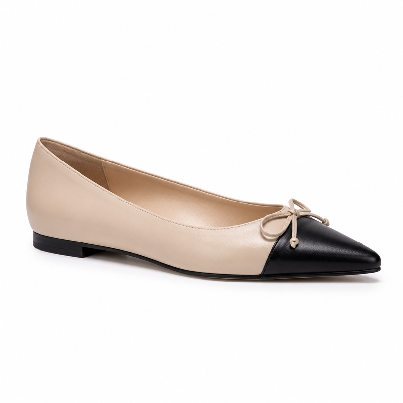 A Female Accessories design. Zapatilla de vestir. Design with modest coverage.
using the attached image as a visual reference and sketch, create this: photorealistic fashion design, A Female Accessories design. Zapatilla de vestir. Design with modest coverage., just the design no text