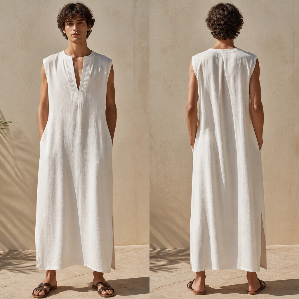 A Unisex Dress design, suitable for Summer. Tunisia fashion aesthetics. Current season is Summer in Tunisia.
photorealistic fashion design, A Unisex Dress design, suitable for Summer. Tunisia fashion aesthetics. Current season is Summer in Tunisia., just the design no text