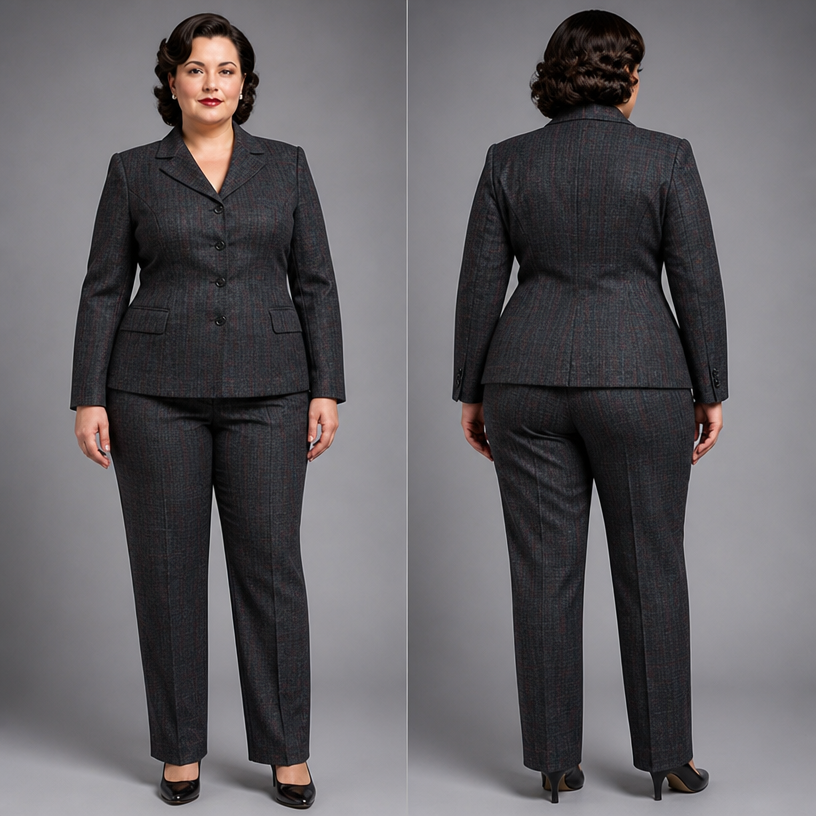 Better proportions, high waist, longer legs ,
edit the attached fashion design with these instructions: Better proportions, high waist, longer legs ,. keep it photorealistic, just the design no text
