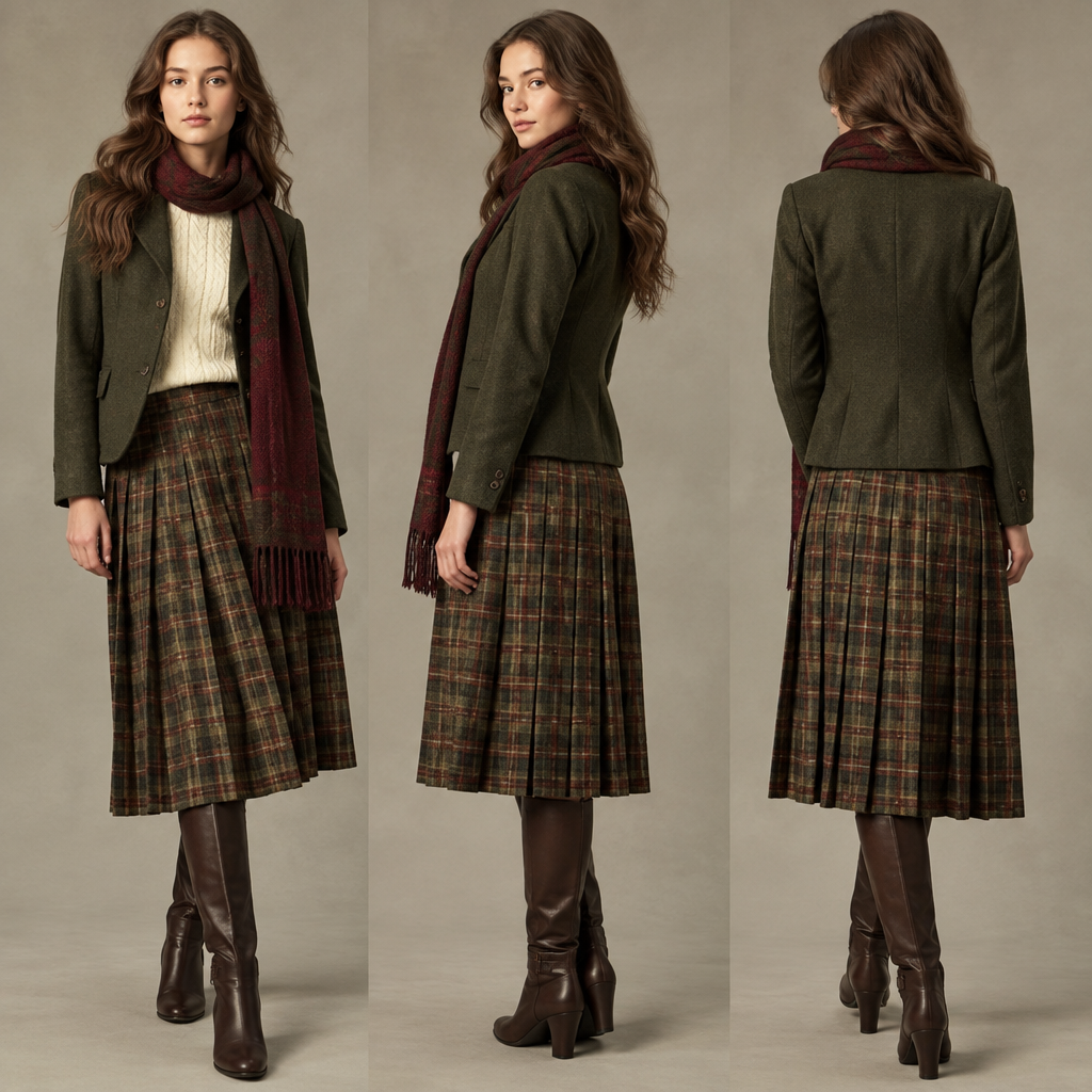 A Female Dress design, suitable for Fall. create a 2000s preppy style fall outfit for the lion, the which, and the wardrobe by c. s lewis Present it as professional fashion catalogue photography: the garment is the subject, shown full-length with editorial styling, neutral posing and tasteful, non-suggestive framing.
photorealistic fashion design, A Female Dress design, suitable for Fall. create a 2000s preppy style fall outfit for the lion, the which, and the wardrobe by c. s lewis Present it as professional fashion catalogue photography: the garment is the subject, shown full-length with editorial styling, neutral posing and tasteful, non-suggestive framing., just the design no text